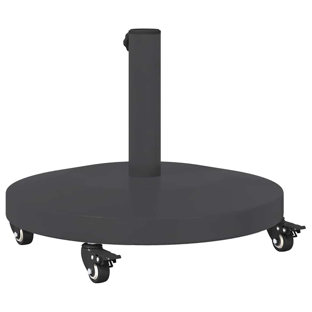 Uteliv parasollfester Mørke grå 48 x 48 x 32.5 cm Stål, betong