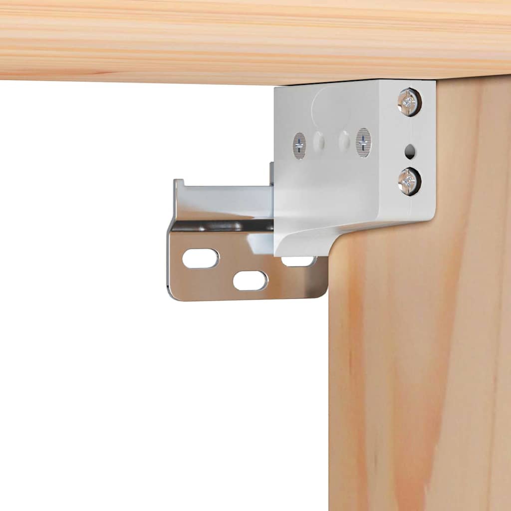 Nattbord med skuff Brun 37 x 35 x 18.5 cm Heltre furu