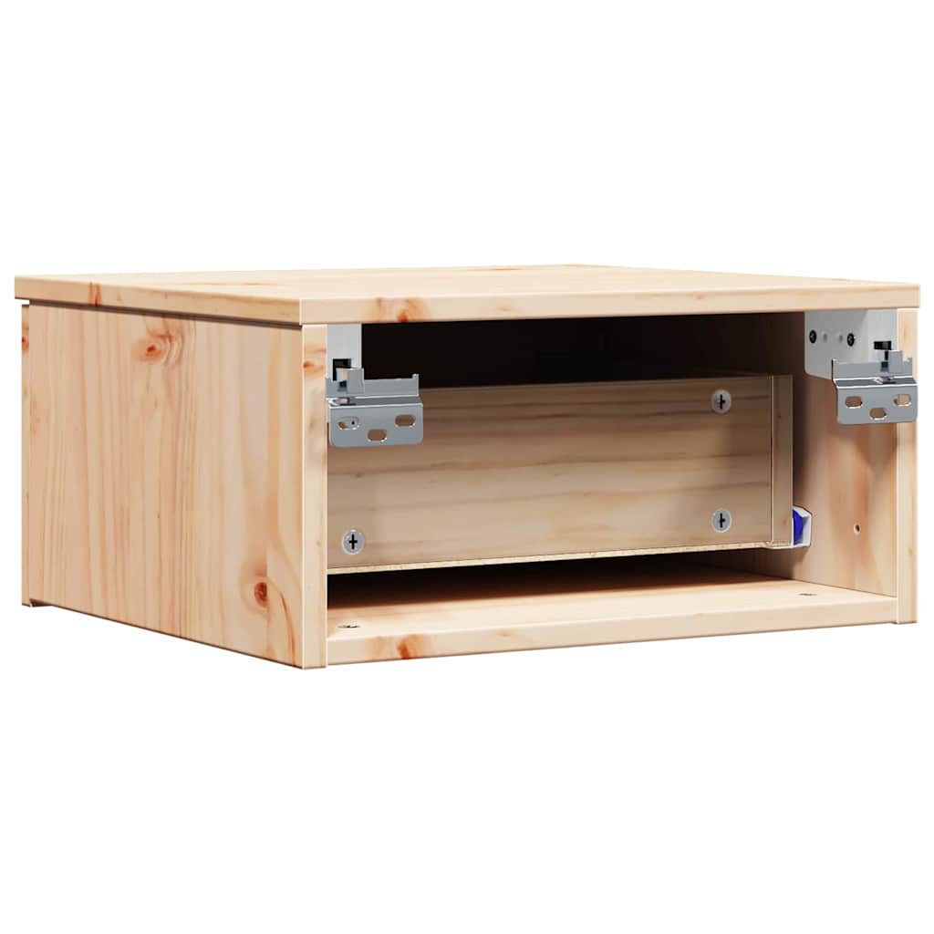 Nattbord med skuff Brun 37 x 35 x 18.5 cm Heltre furu