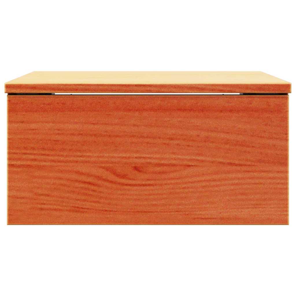 Nattbord med skuff Voksbrun 37 x 35 x 18.5 cm Heltre furu