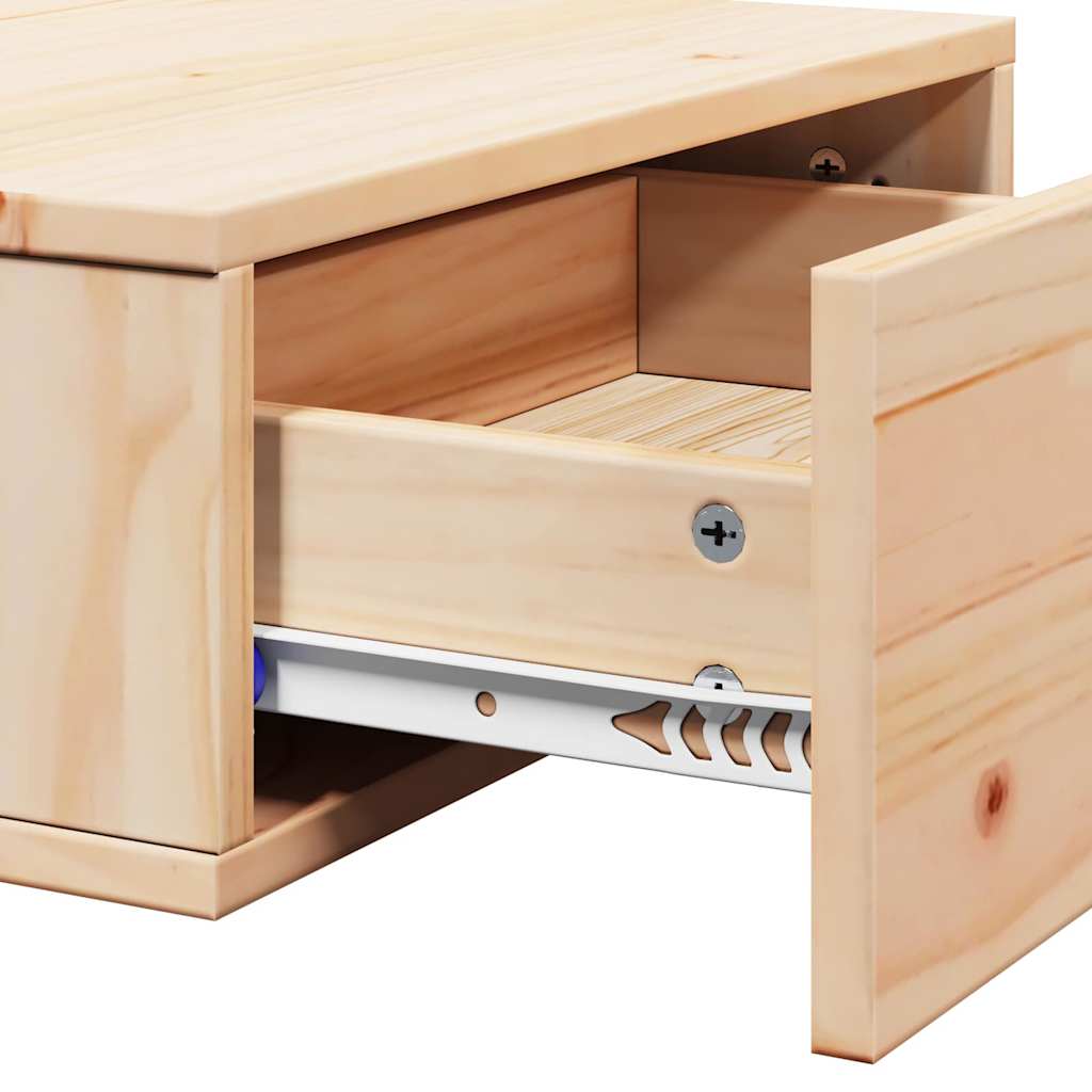 Nattbord med skuff Brun 42 x 32.5 x 40 cm Heltre furu