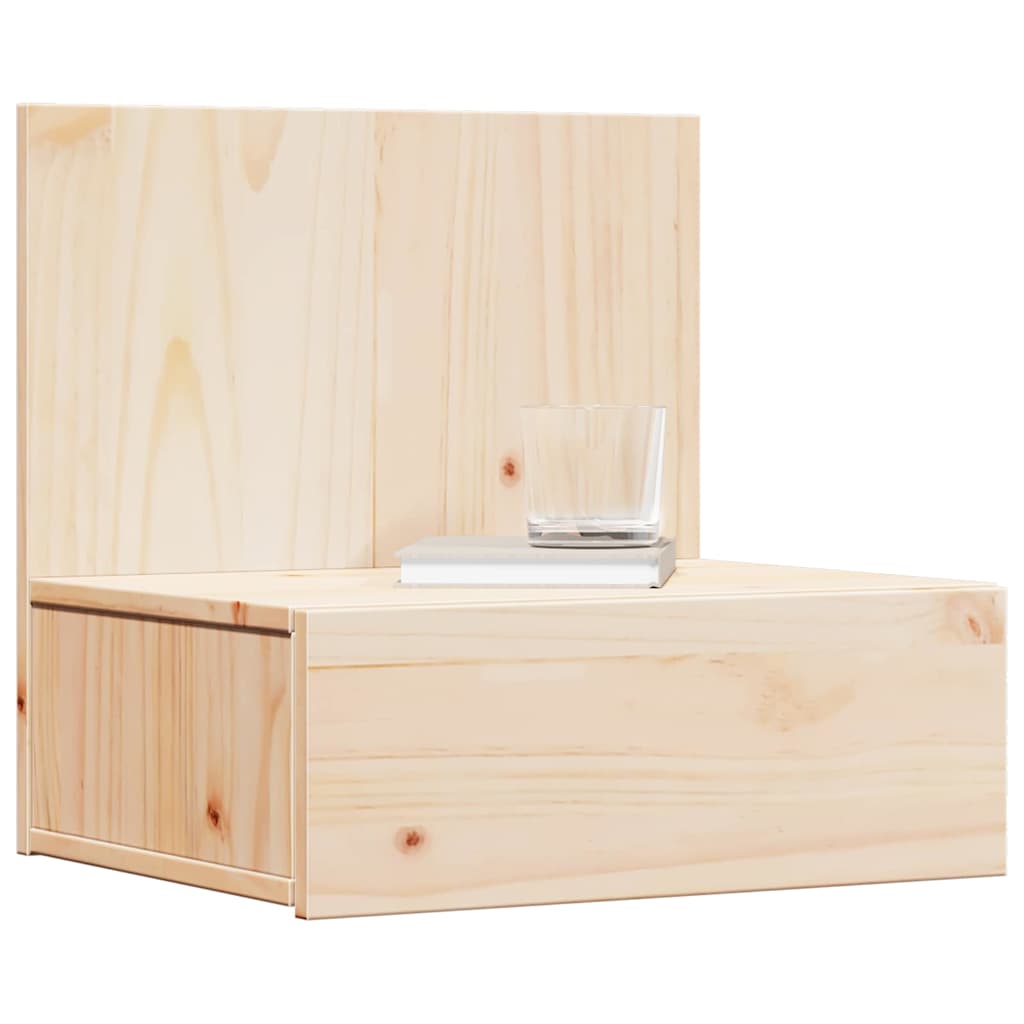 Nattbord med skuff Brun 42 x 32.5 x 40 cm Heltre furu