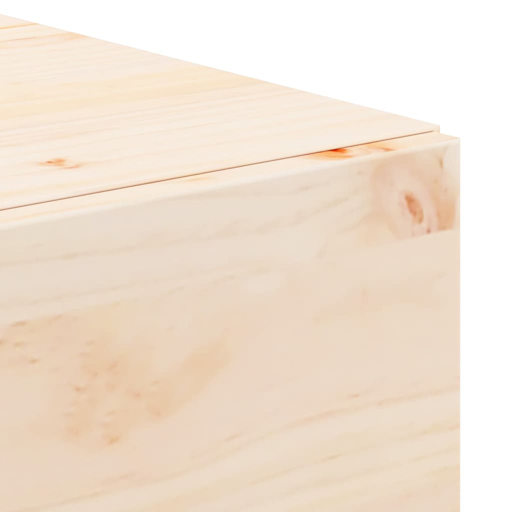 Nattbord med skuff 2 pcs Brun 42 x 32.5 x 40 cm Heltre furu