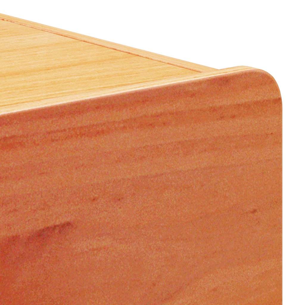 Nattbord med skuff Voksbrun 39 x 34 x 33 cm Heltre furu