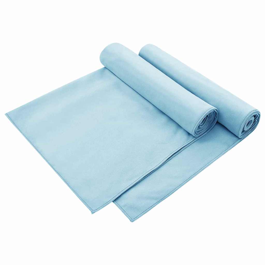 Utendørs Stol Håndklær 2 pcs grønn 130 x 60 cm