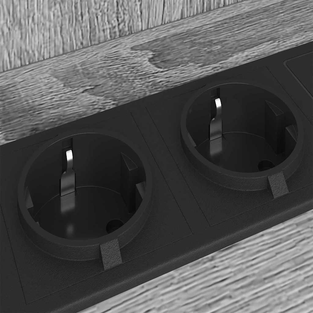 Nattbord 2 pcs Grå sonoma 40 x 40 x 61 cm Konstruert tre