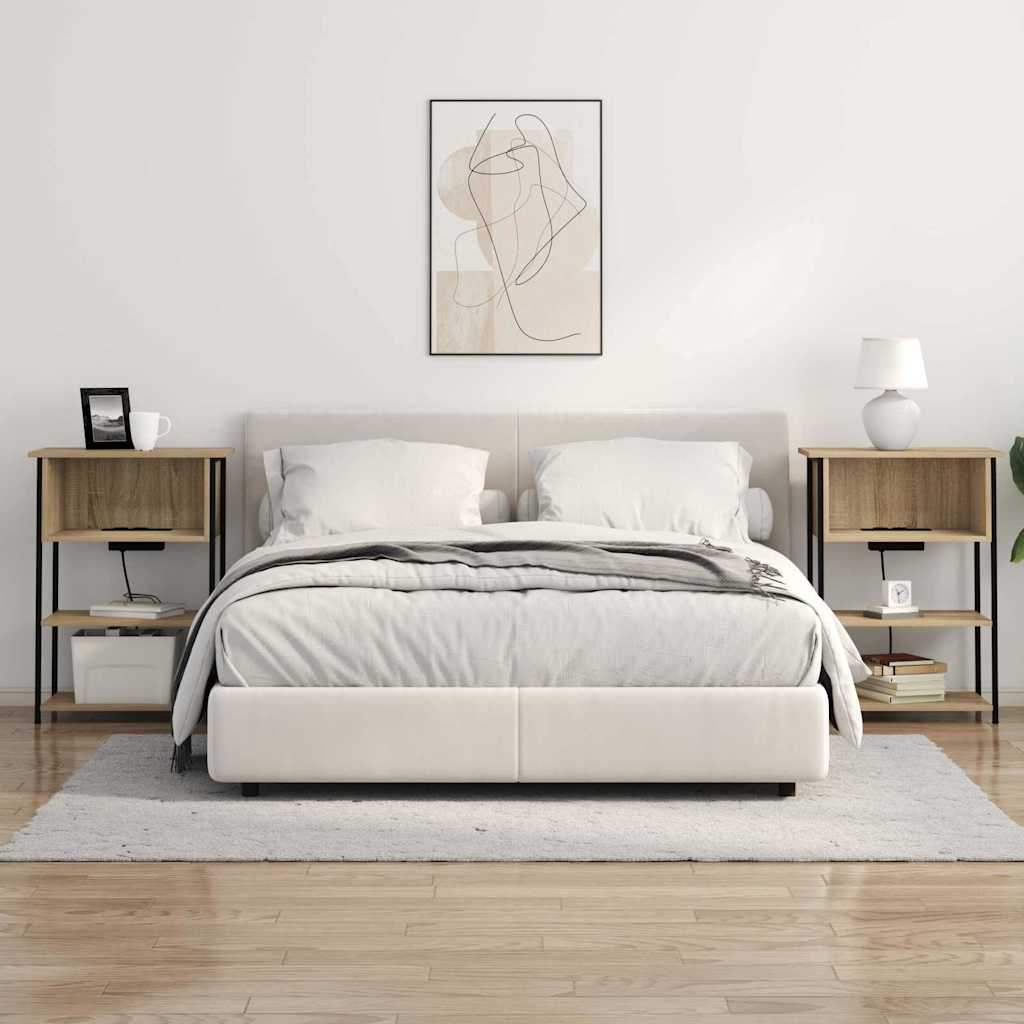 Nattbordskap Sonoma eik 55 x 31 x 76 cm Konstruert tre