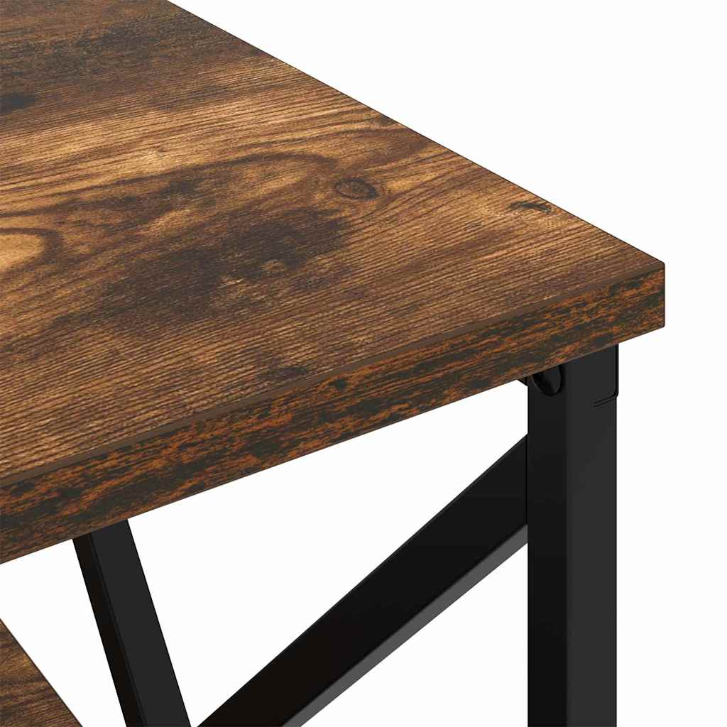 Nattbordskap Røkt eik 41.5 x 40.5 x 55 cm Konstruert tre