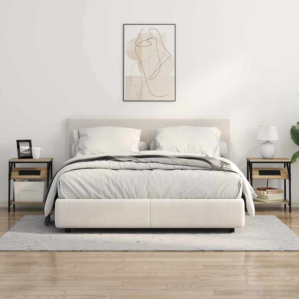 Nattbord Sonoma eik 38 x 30 x 48 cm Konstruert tre