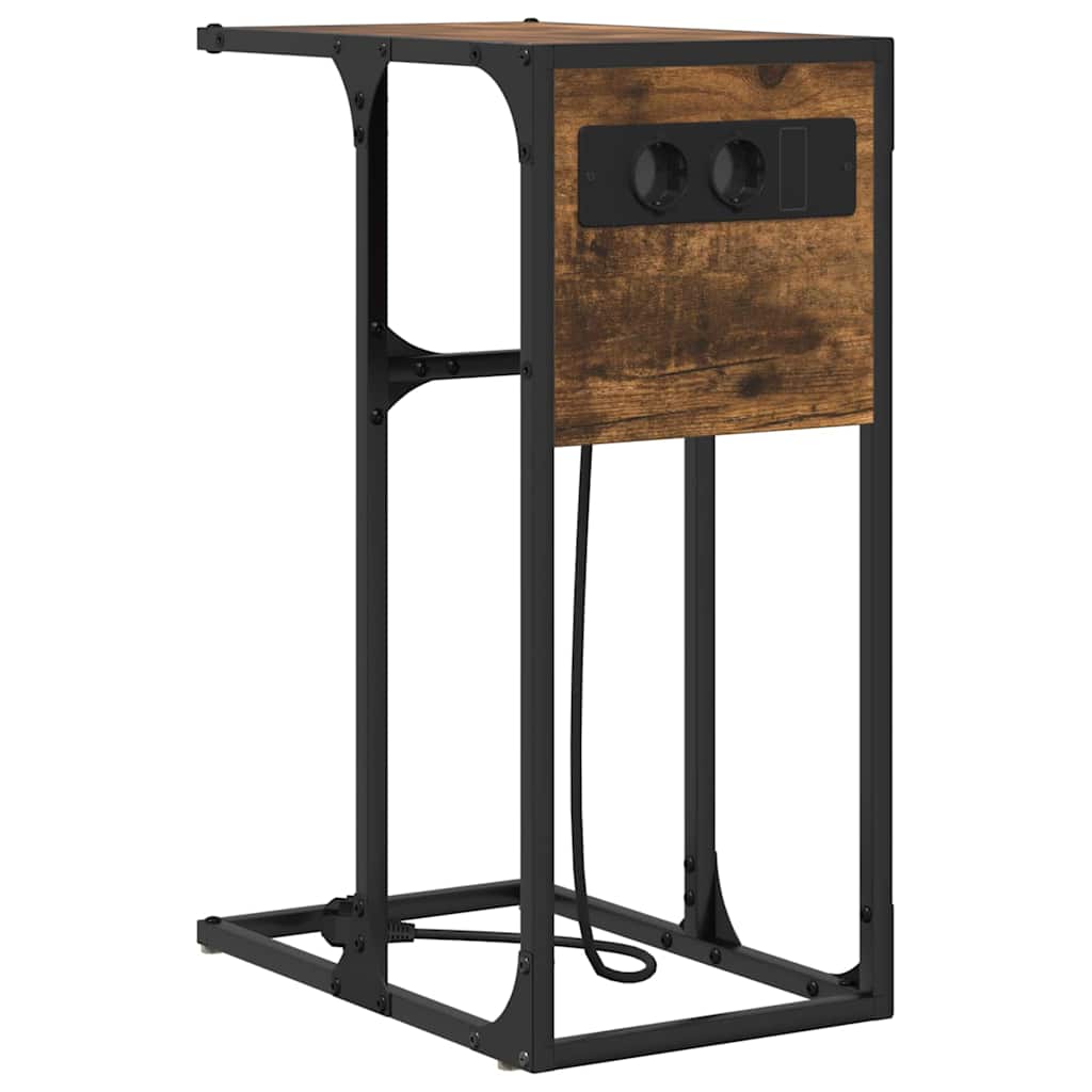 Nattbord Røkt eik Konstruert tre