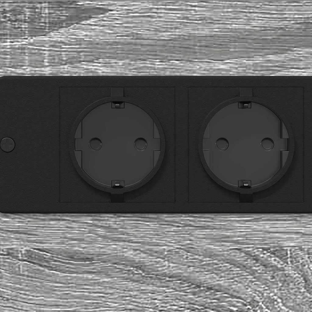 Nattbordskap Grå sonoma 41.5 x 26 x 60.5 cm Konstruert tre