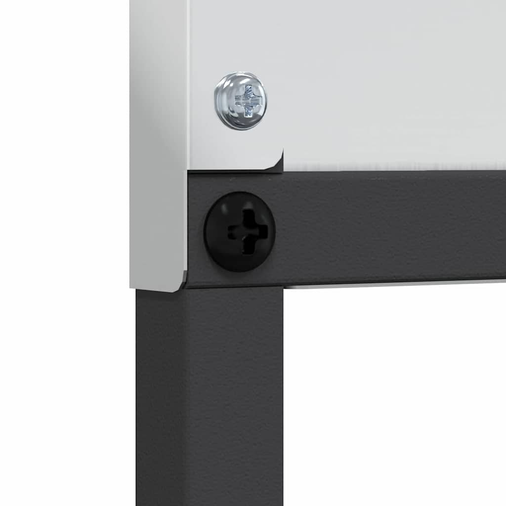 Hageprivat skjerm Fretwork sølv 32 x 140 cm Galvanisert stål