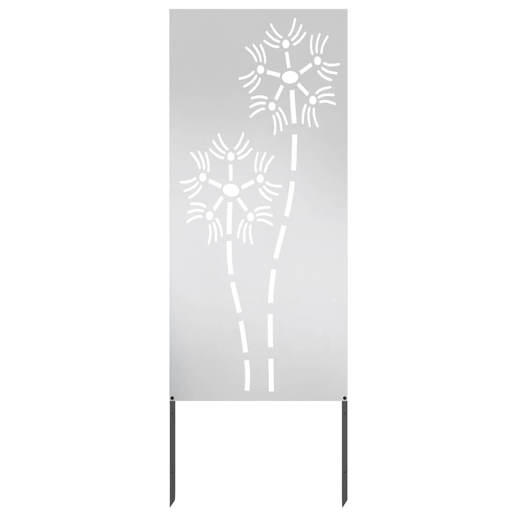 Hage Dekorativt Panel Sølv 50 x 140 cm Rustfritt stål