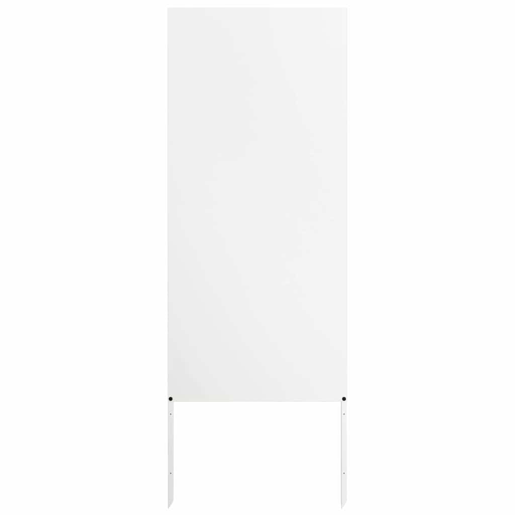 Hage Dekorativt Panel Hvit 50 x 140 cm Kaldvalsestål