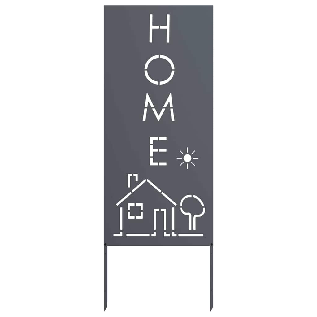 Hageprivat skjerm Fretwork Antrasitt 50 x 140 cm Kaldvalsestål