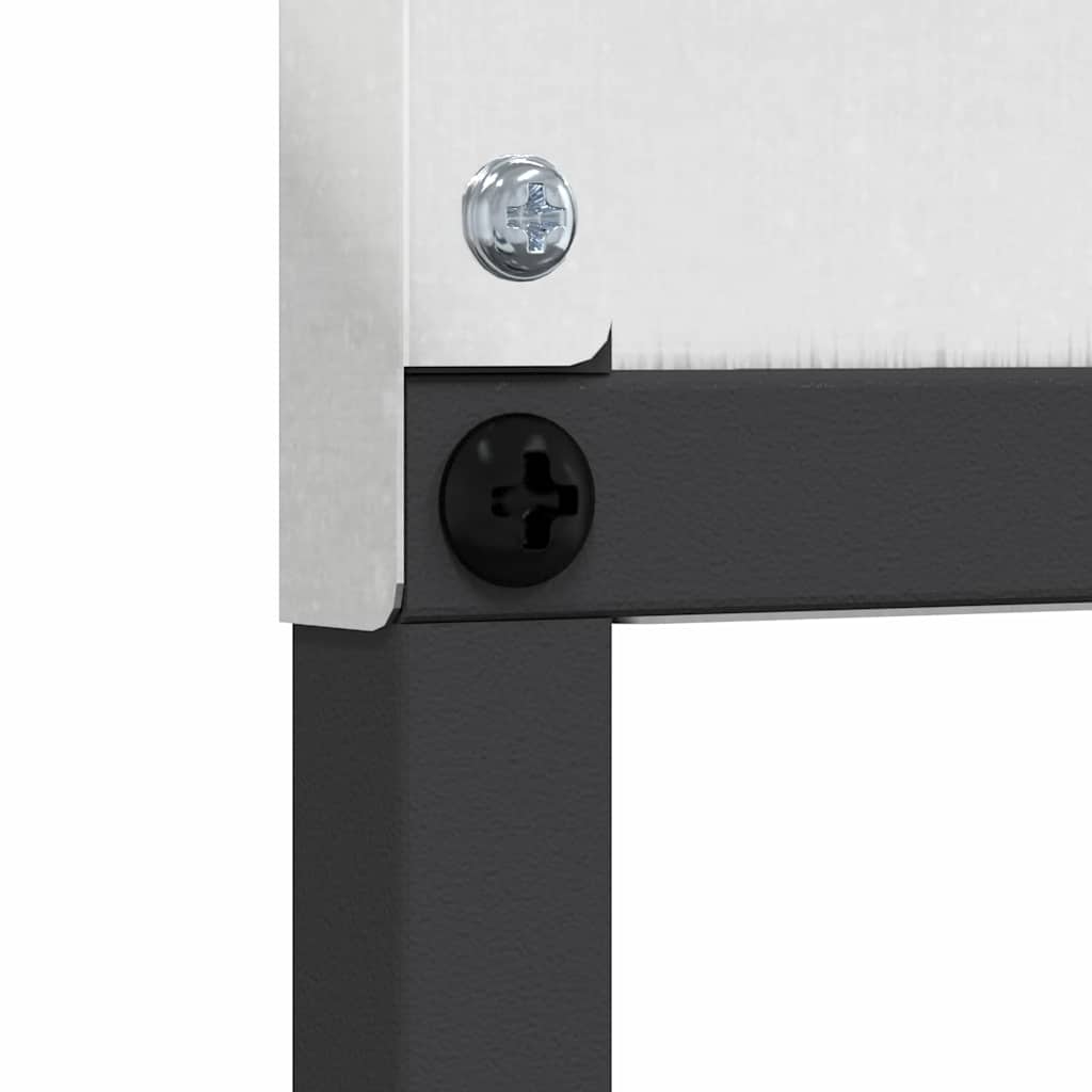 Hageprivat skjerm Fretwork sølv 50 x 140 cm Rustfritt stål