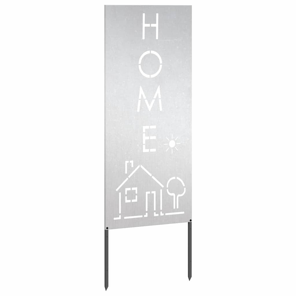 Hageprivat skjerm Fretwork sølv 50 x 140 cm Rustfritt stål