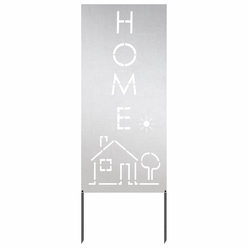 Hageprivat skjerm Fretwork sølv 50 x 140 cm Rustfritt stål