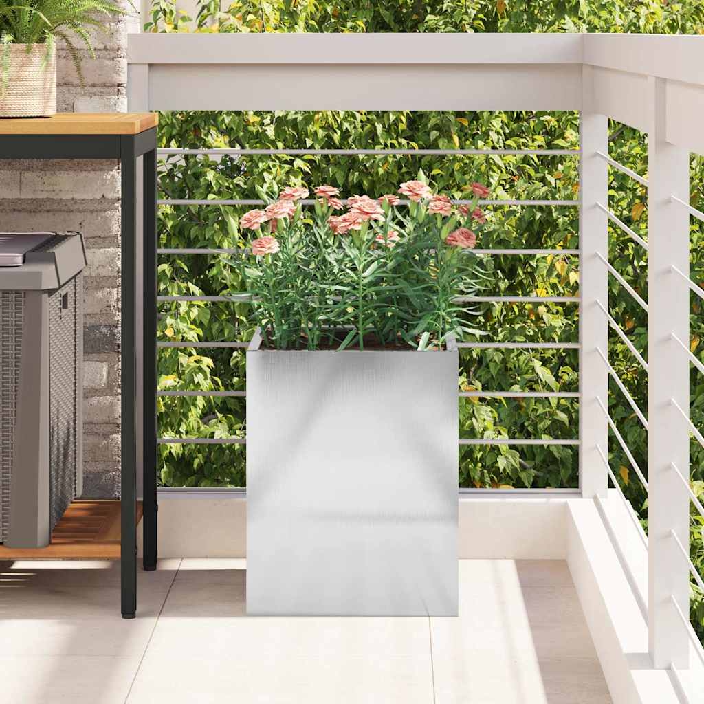 Hageblomsterpotte sølv Rustfritt stål