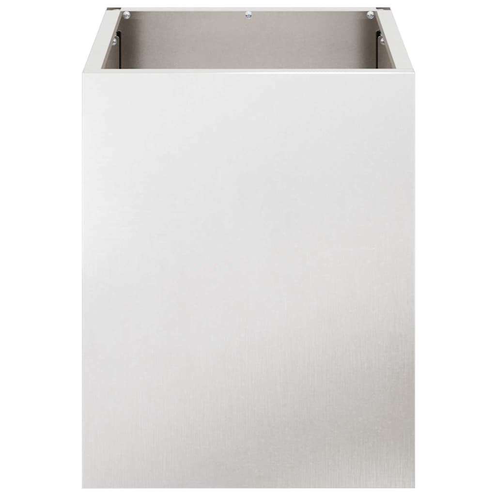 Hageblomsterpotte sølv Rustfritt stål