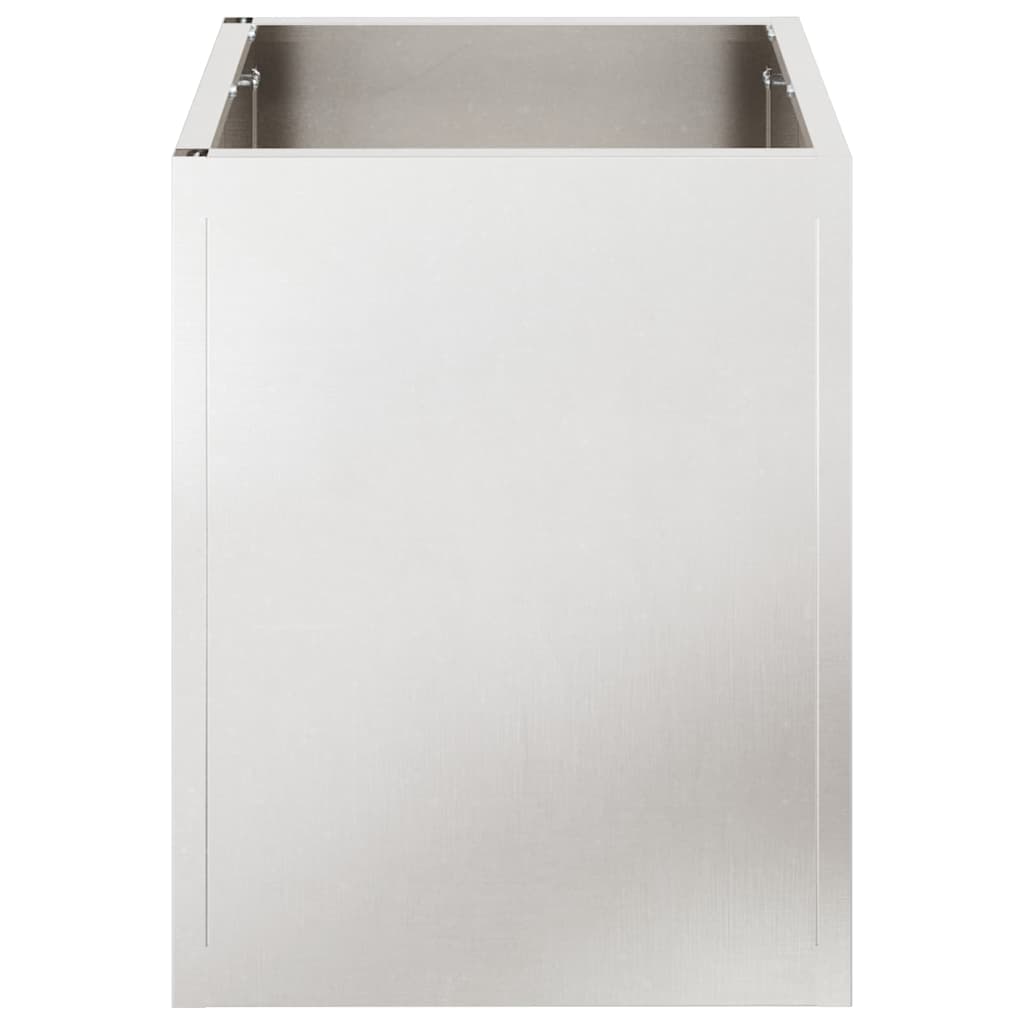 Hageblomsterpotte sølv Rustfritt stål