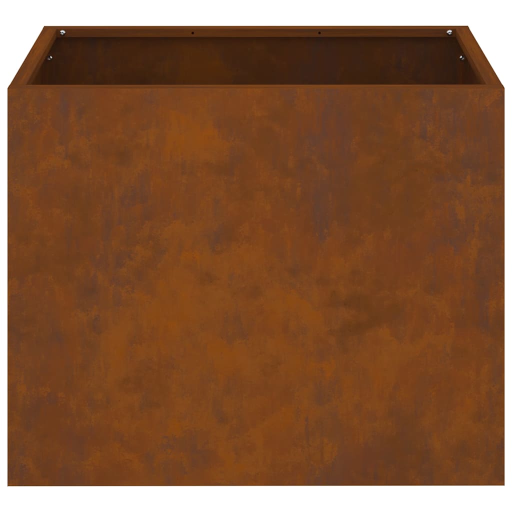 Hageblomsterpotte Brun 50 x 32 x 40 cm Værbitt stål