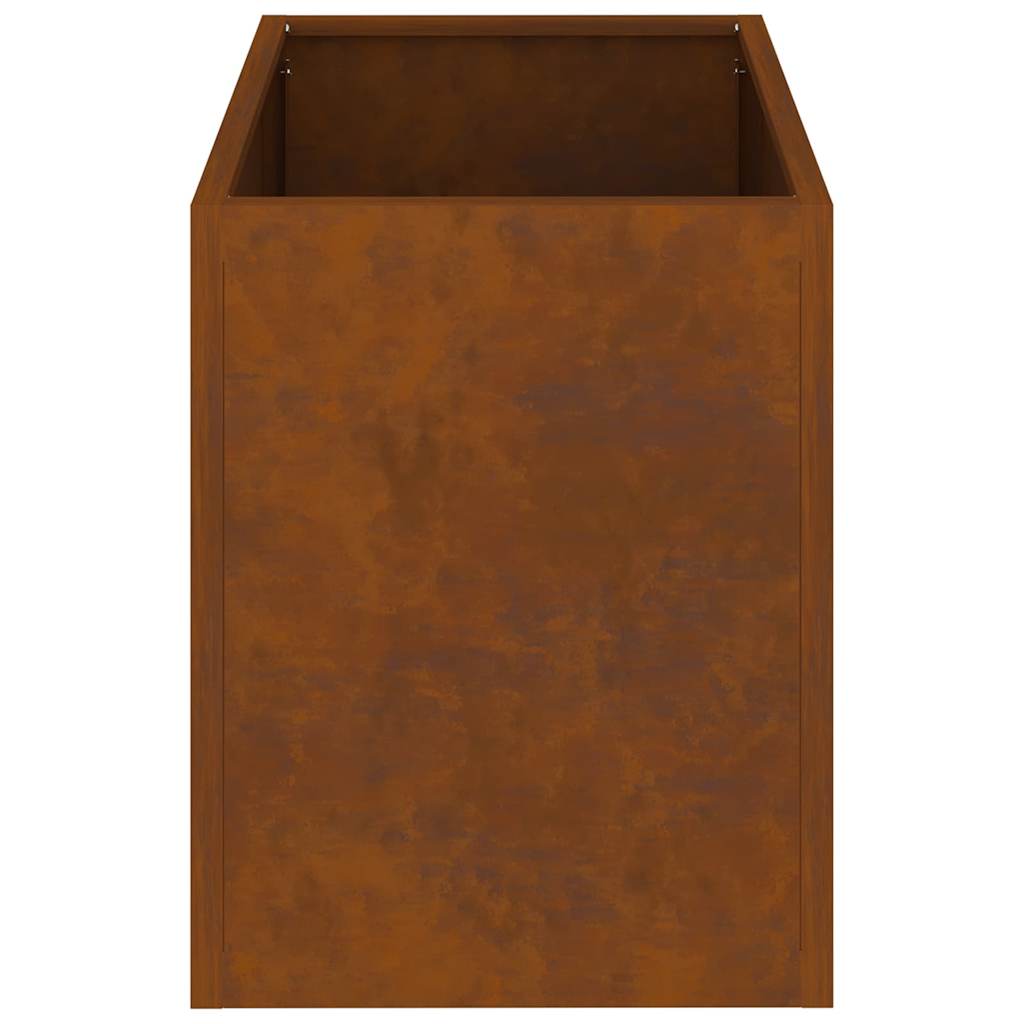Hageblomsterpotte Brun 50 x 32 x 40 cm Værbitt stål