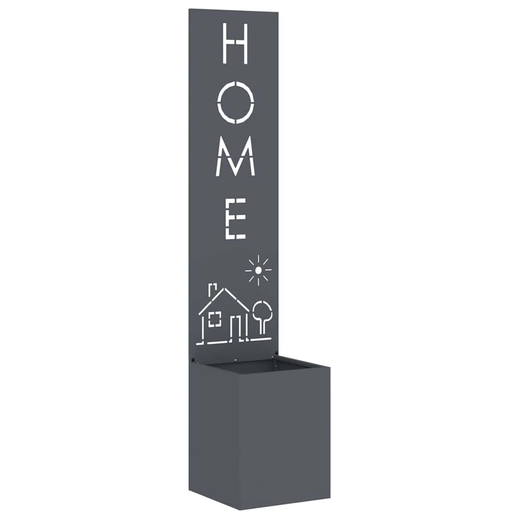 Hageprivat skjerm Fretwork Antrasitt 32 x 140 cm Kaldvalsestål