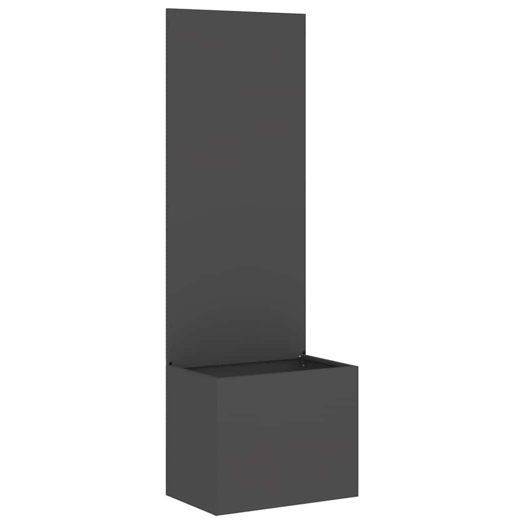 Hagekrukke med Dekorativ Panelet Svart 50 x 140 cm