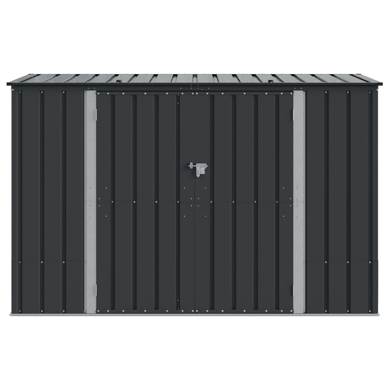 Hage Lagringsboks Svart 214 x 82 x 132 cm Stål