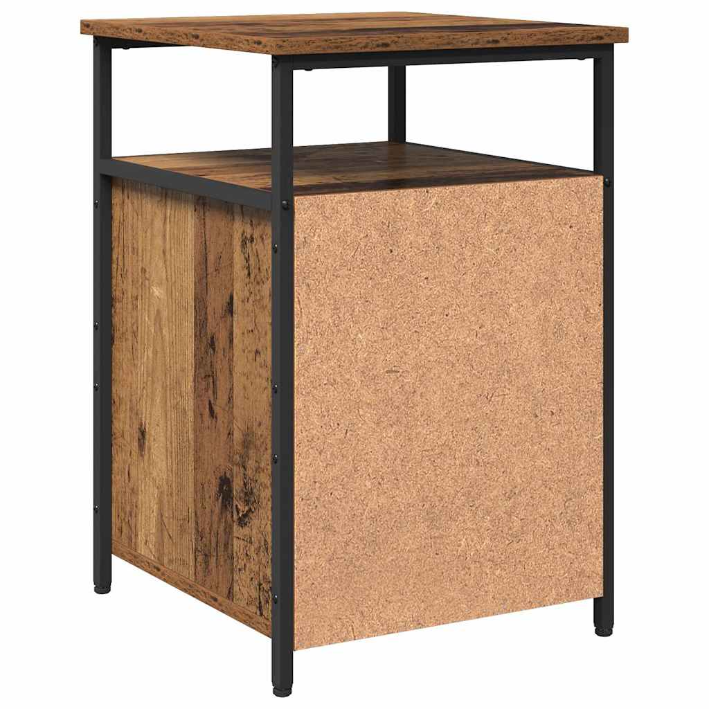 Nattbordskap Gammelt tre Konstruert tre