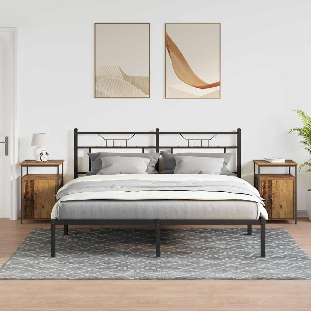 Nattbordskap Gammelt tre Konstruert tre