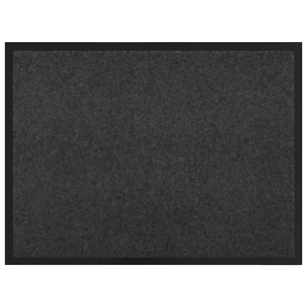 Dørmatte Antrasitt 60 x 80 cm Teddy-stoff