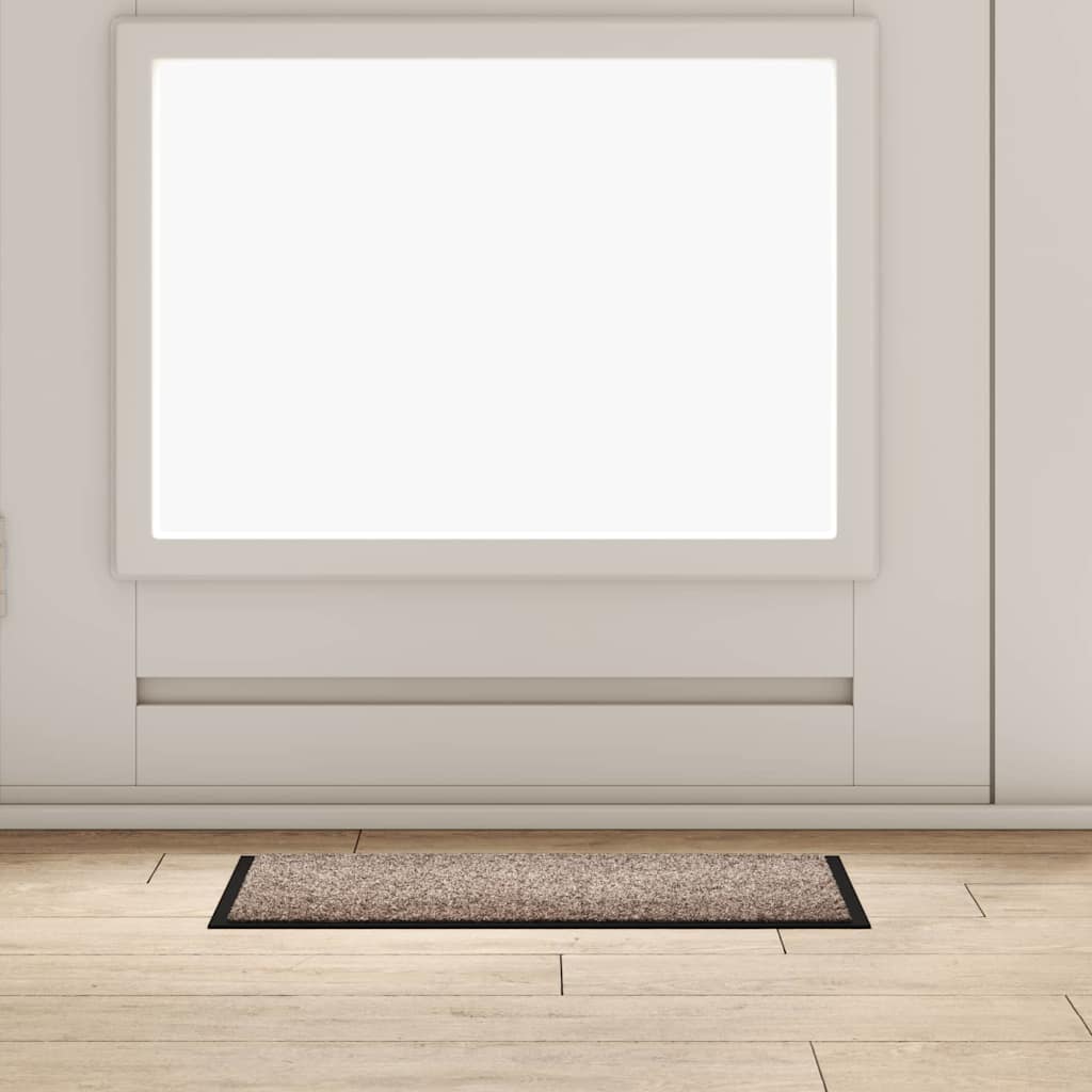 Dørmatte Beige 40 x 60 cm Teddy-stoff