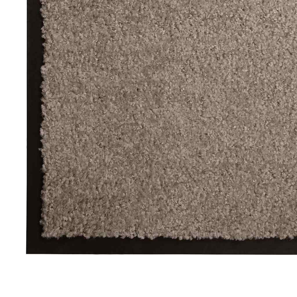 Dørmatte Beige 80 x 120 cm Teddy-stoff