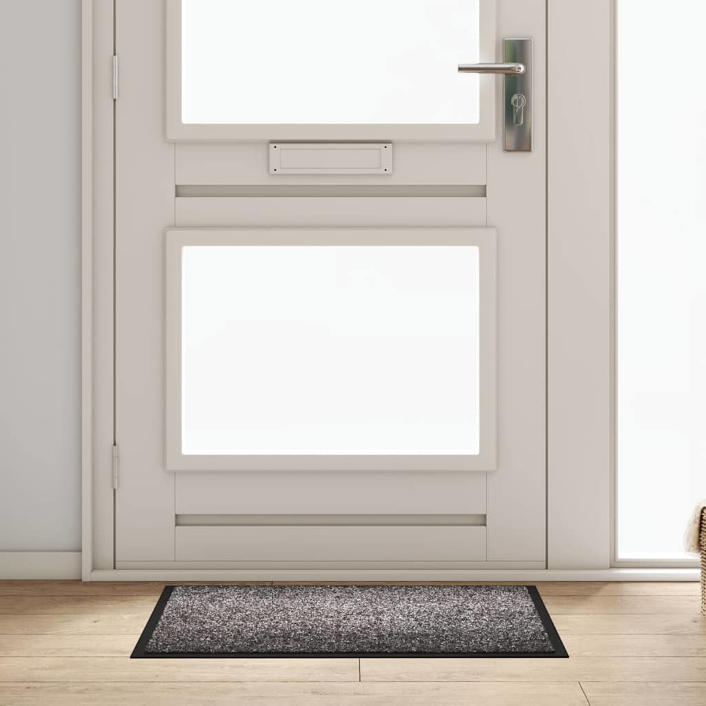 Dørmatte Lysegrå 60 x 80 cm Teddy-stoff