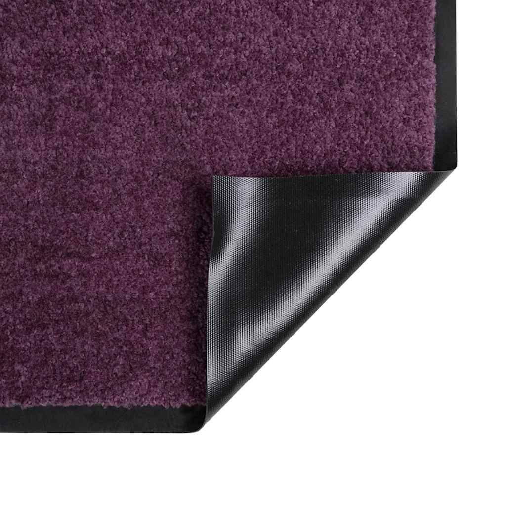 Dørmatte Bordeaux 60 x 80 cm Teddy-stoff