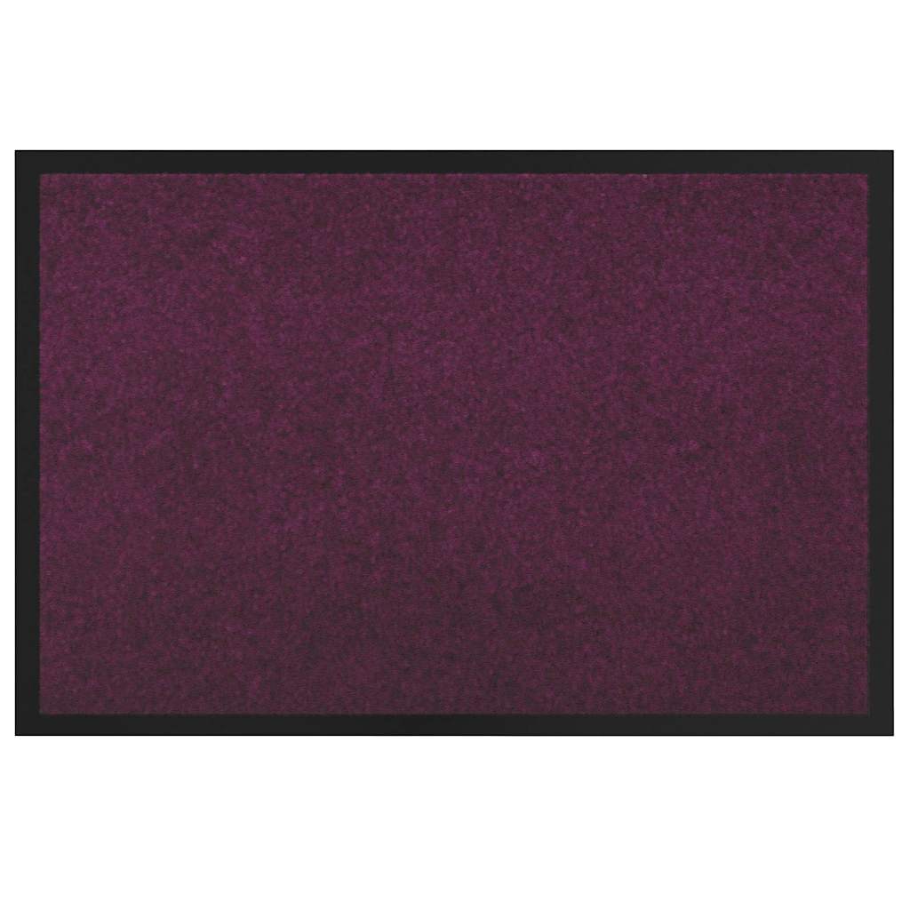 Dørmatte Bordeaux 80 x 120 cm Teddy-stoff