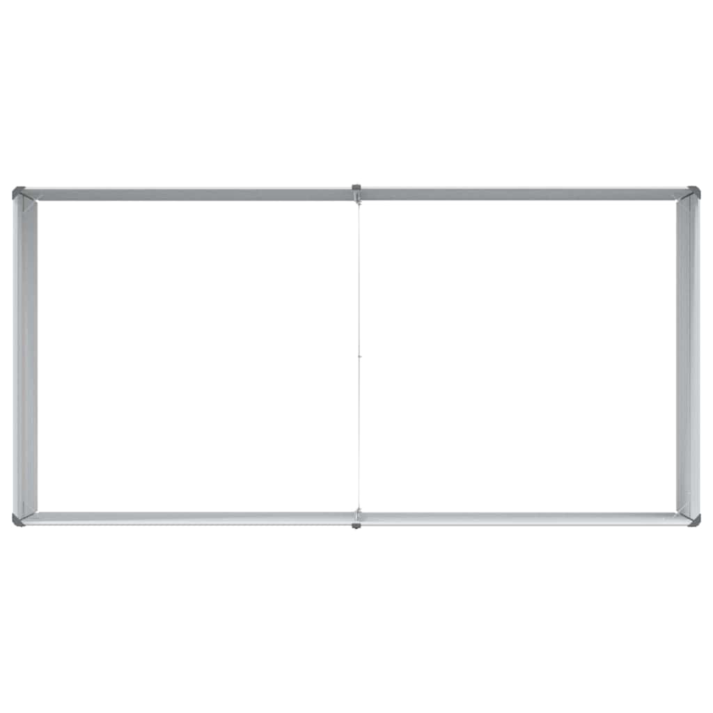 Høybed Lys Brun 160 x 80 x 77 cm Galvanisert Stål