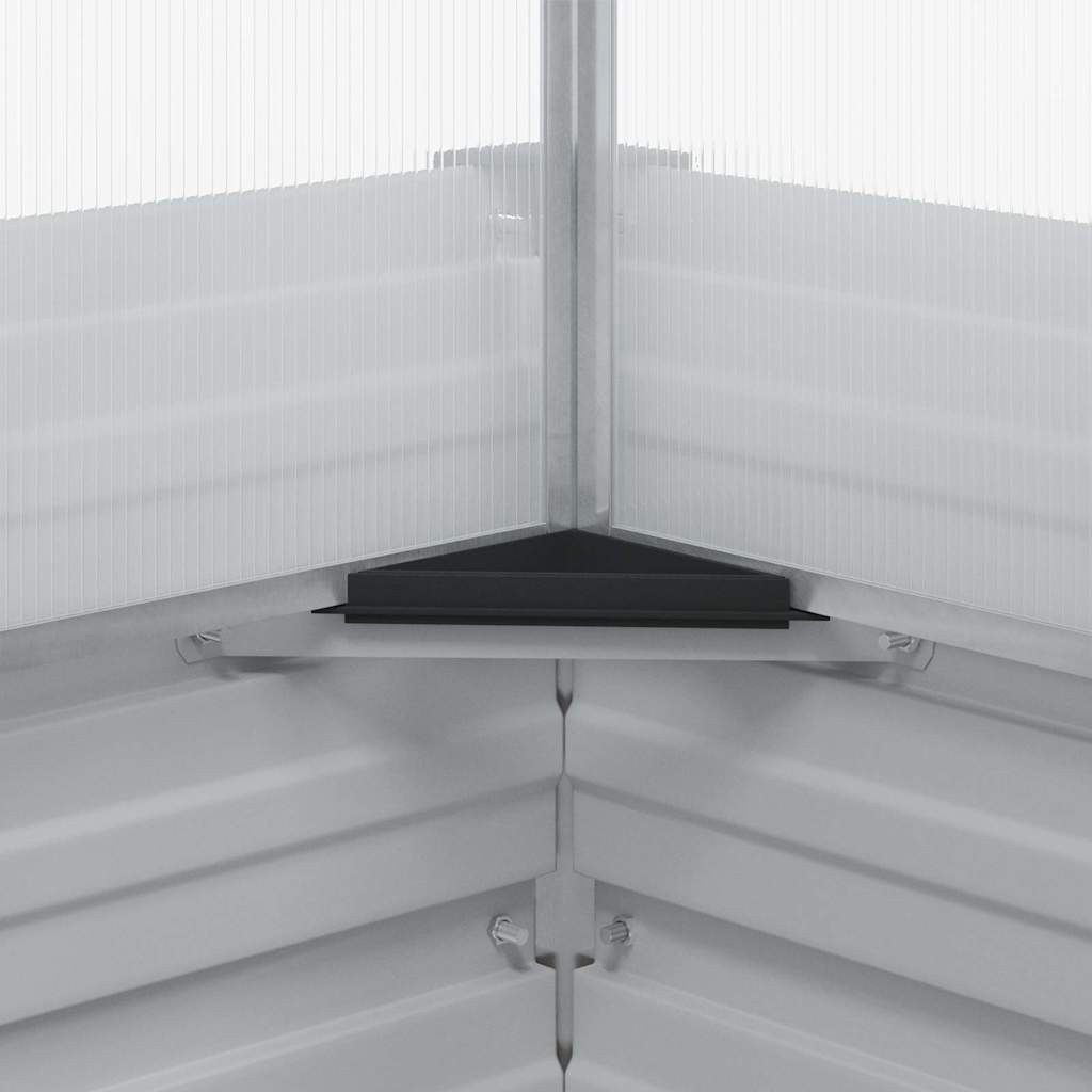 Hageplanter med drivhus Lys Brun 100 x 100 x 77 cm