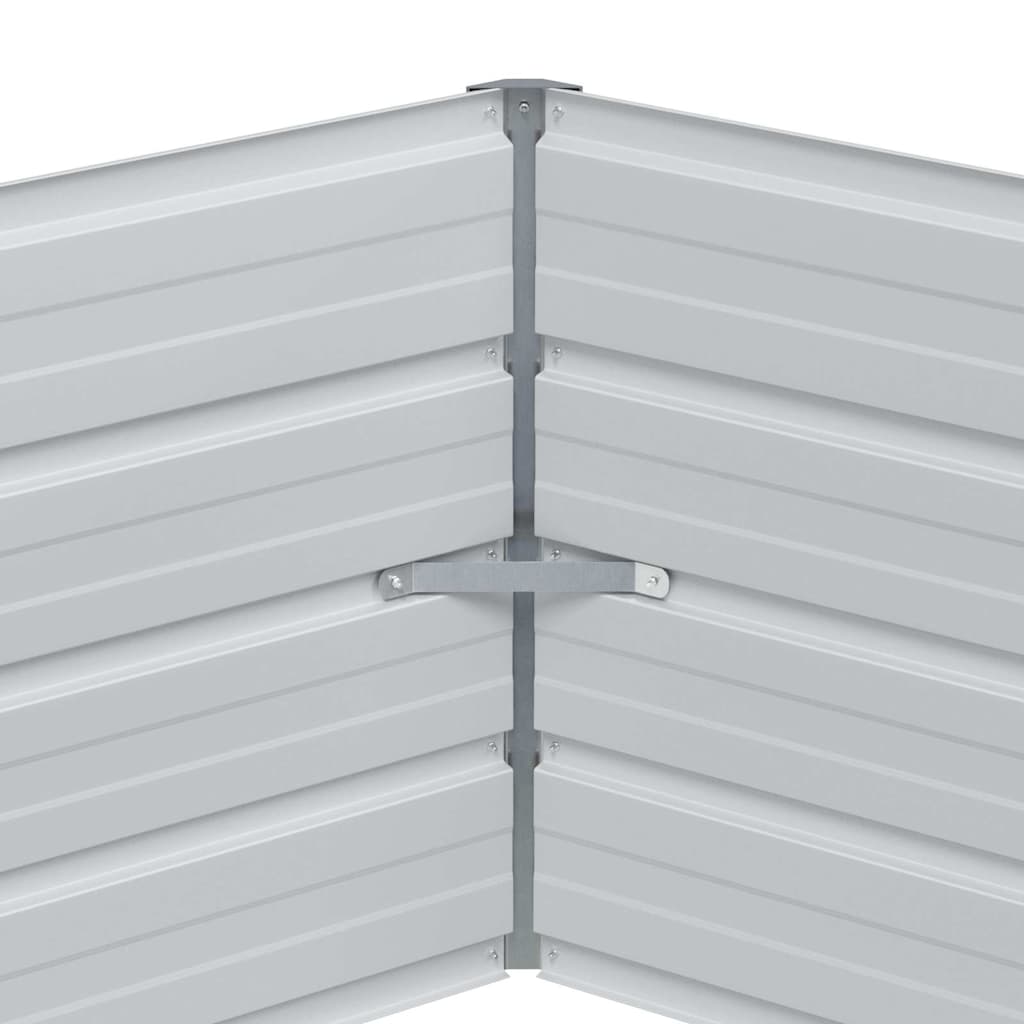 Hevet Hagebed Trelignende utseende 129 x 129 x 45 cm