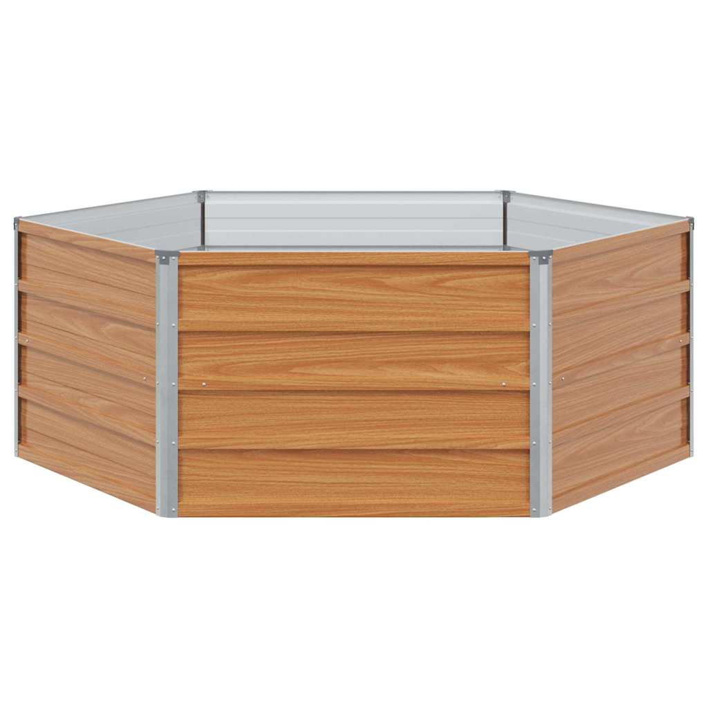 Hevet Hagebed Trelignende utseende 129 x 129 x 45 cm