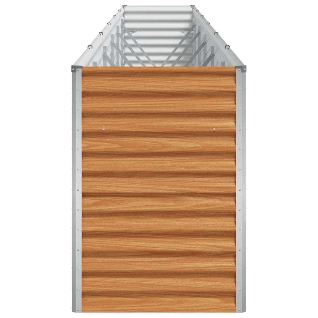 Høybed Lys Brun 582 x 50 x 68 cm Galvanisert Stål