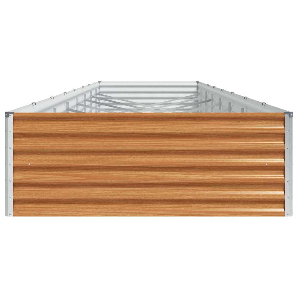 Høybed Lys Brun 775 x 100 x 36 cm Galvanisert Stål