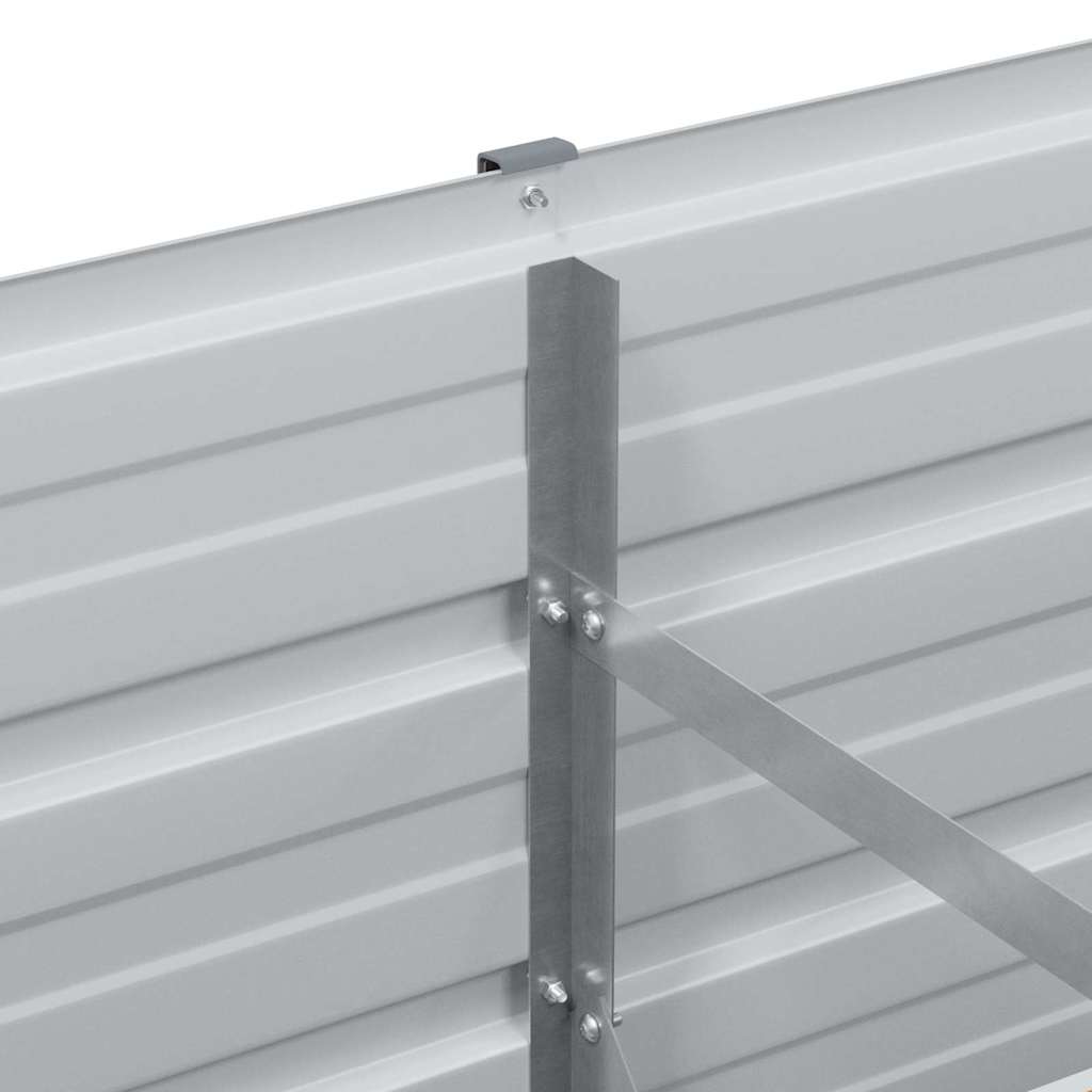 Høybed Lys Brun 320 x 40 x 77 cm Galvanisert Stål