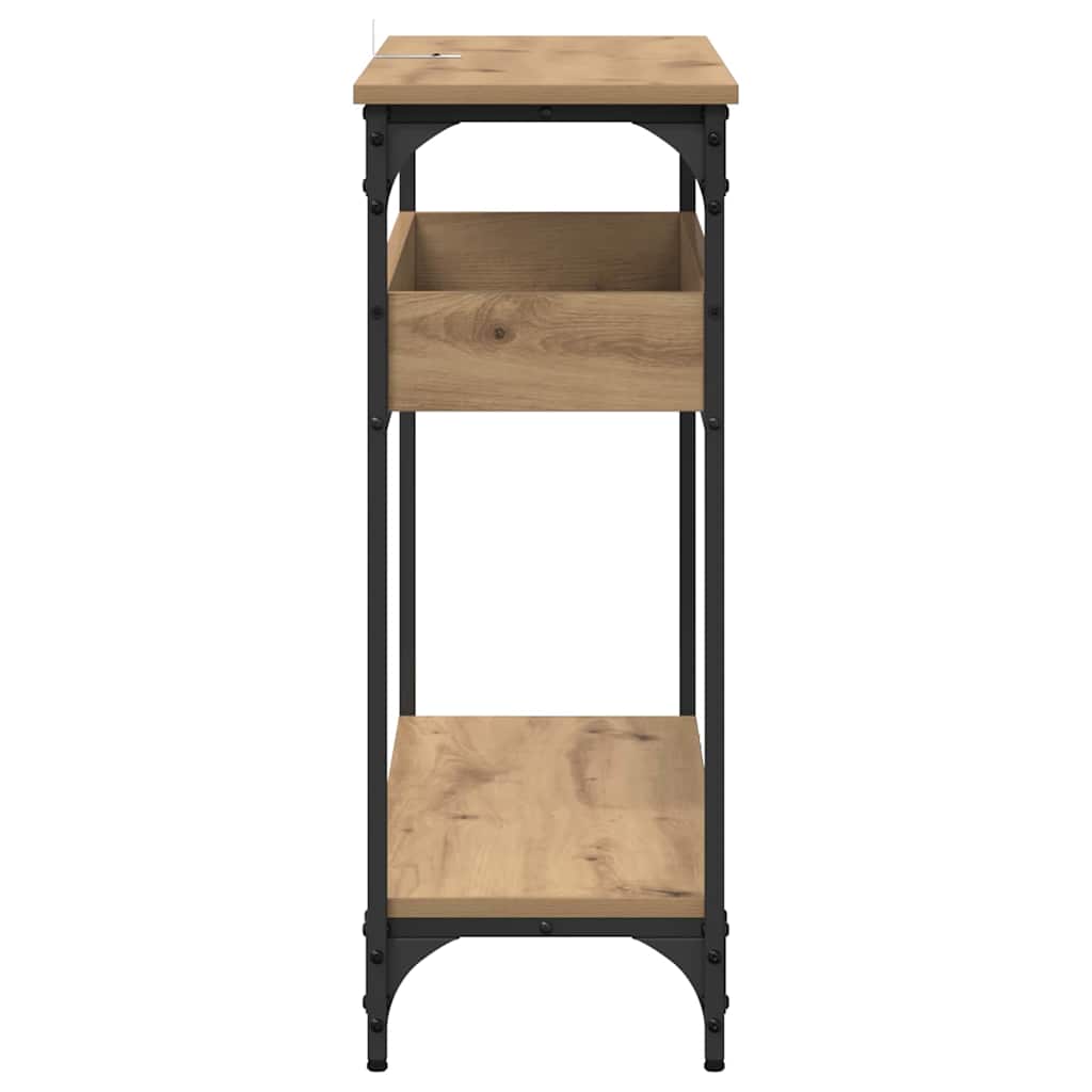 Konsollbord artisan eik 100 x 29 x 75 cm Konstruert tre