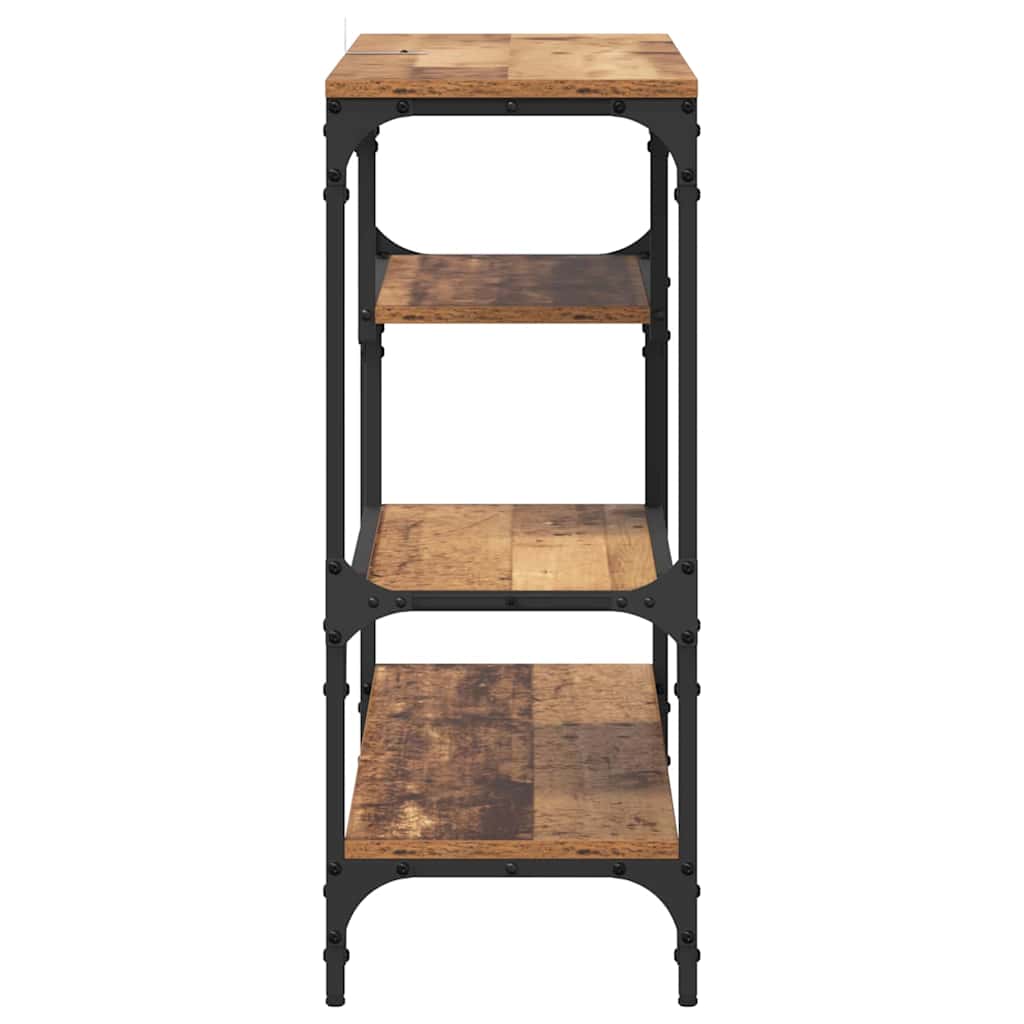 Konsollbord Gammelt tre 100 x 30 x 75 cm Konstruert tre