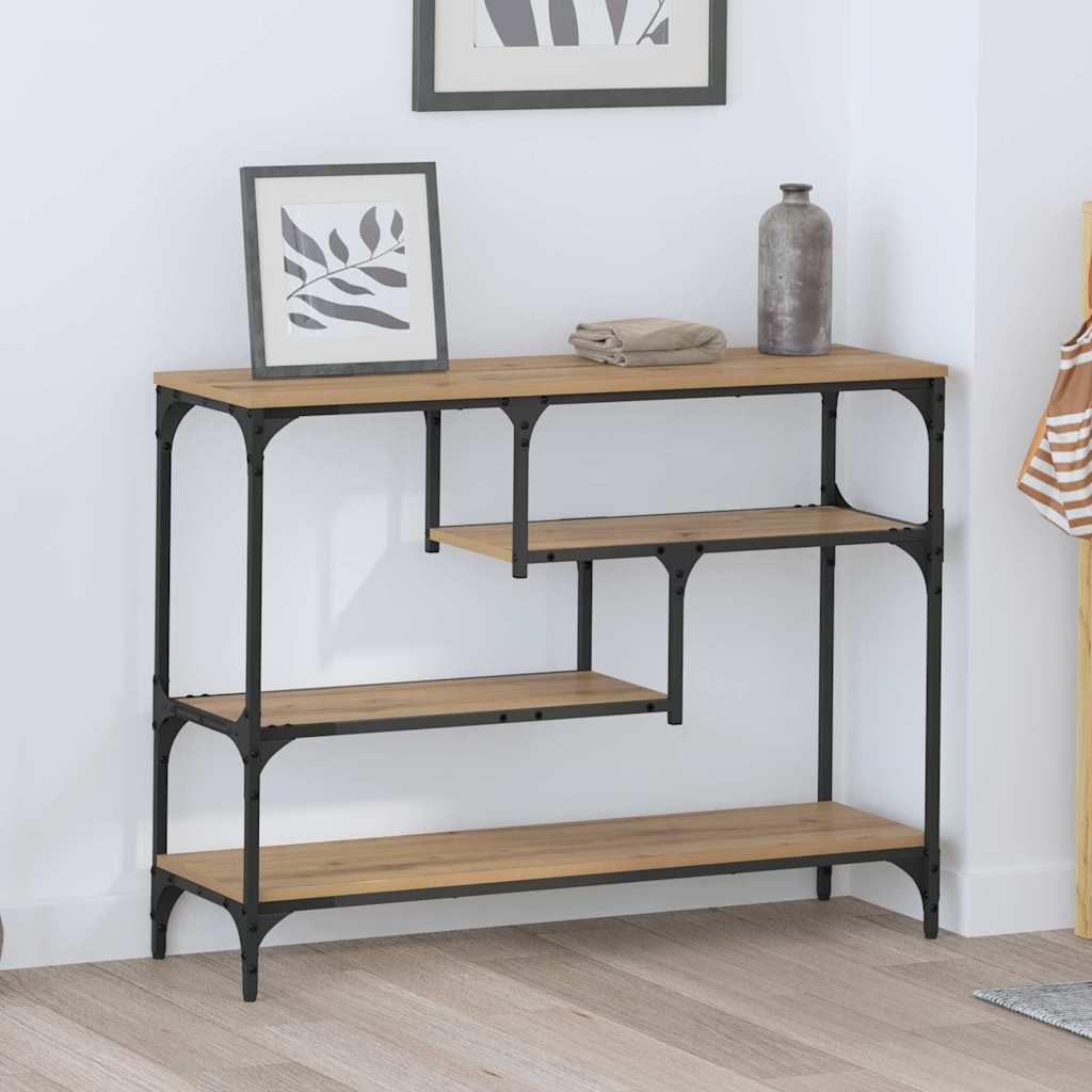 Konsollbord artisan eik 100 x 30 x 75 cm Konstruert tre