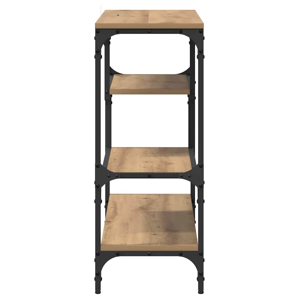 Konsollbord artisan eik 100 x 30 x 75 cm Konstruert tre