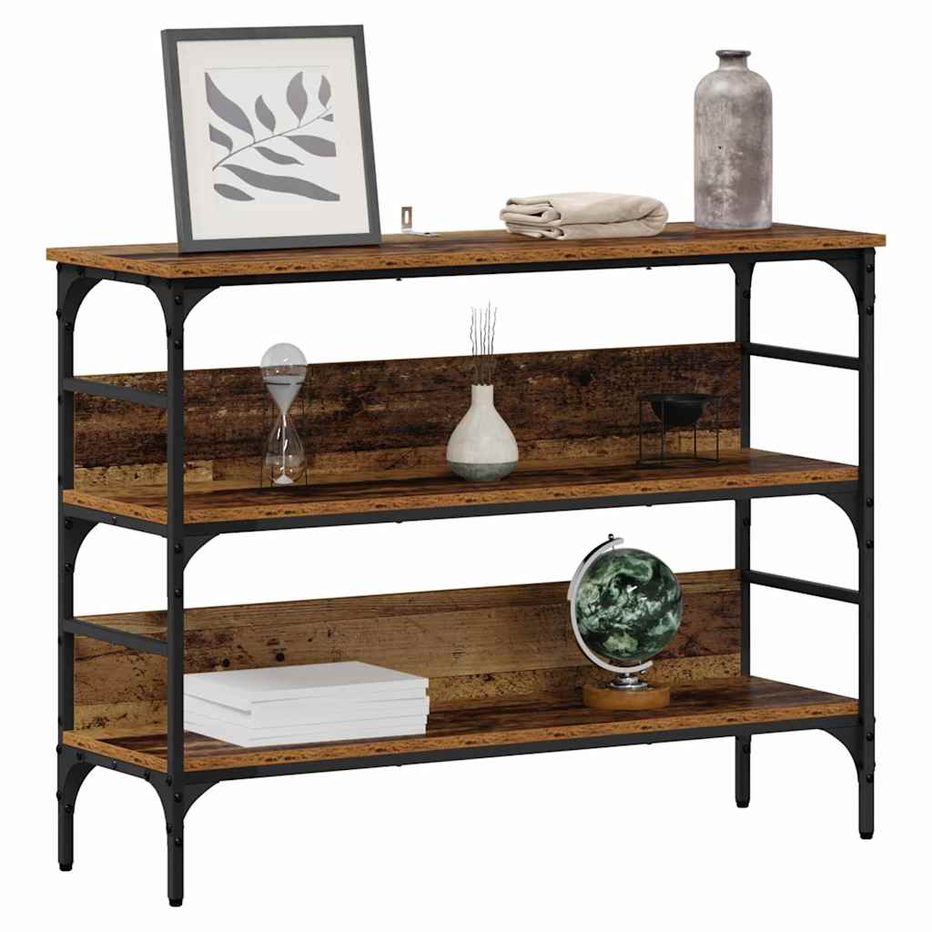 Konsollbord Gammelt tre 100 x 32 x 75 cm Konstruert tre